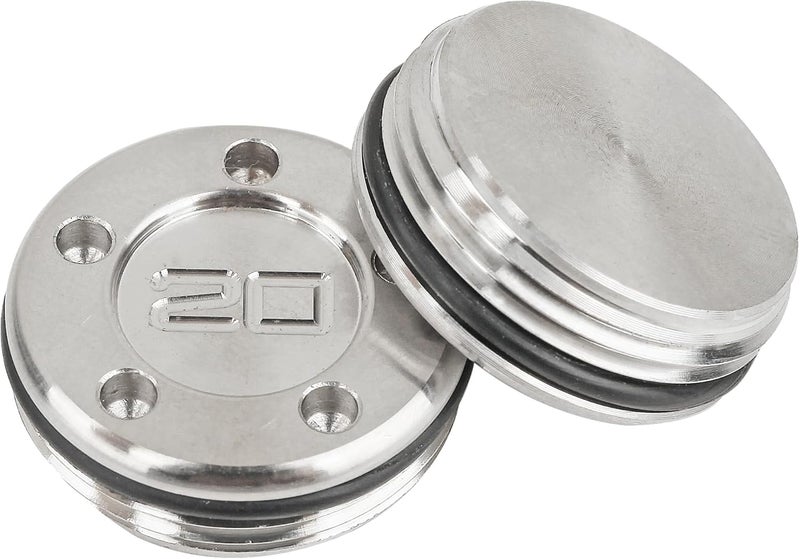 FoFoFo Golf Putter Weights Compatible with Scotty Cameron 2pcs 5g/10g/15g/20g/25g/30g/35g/40g/45g Compatible with Titleist Scotty Cameron Putter Newport Silver - Image 3